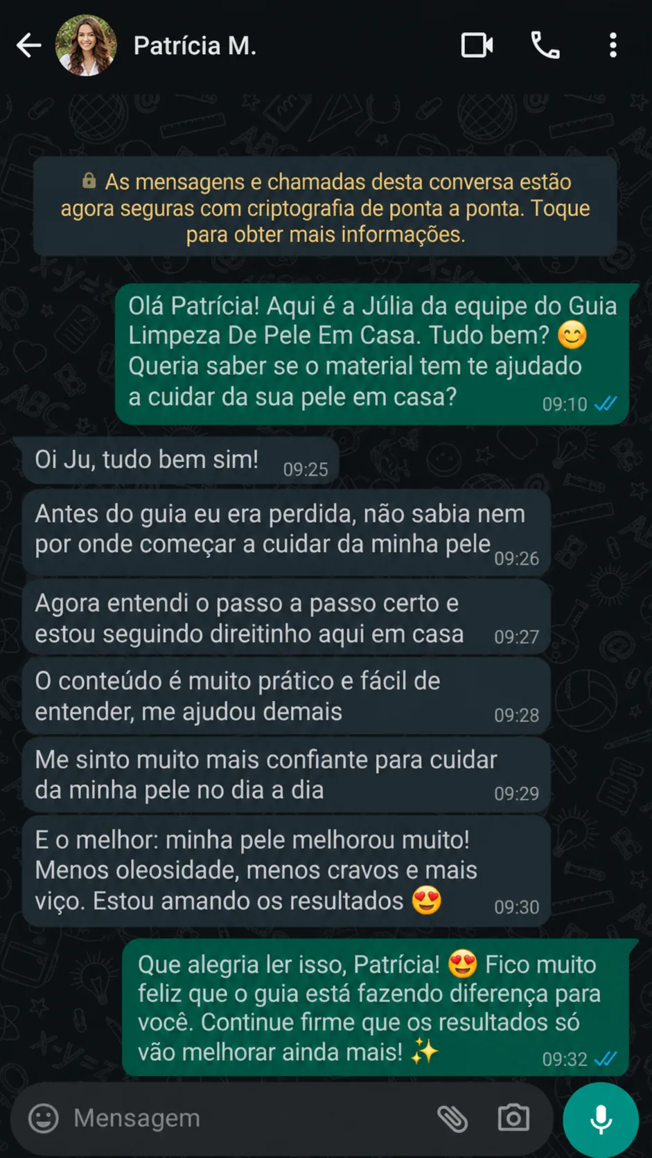Print de depoimento no WhatsApp 3
