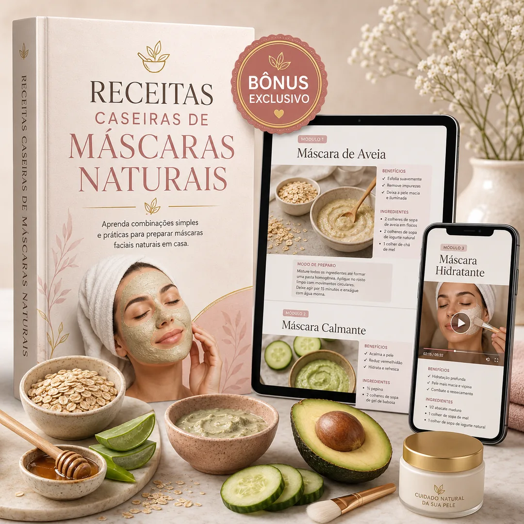 Receitas Caseiras de Máscaras Naturais
