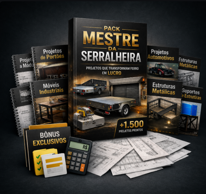 Pack Mestre da Serralheria com bônus exclusivos
